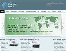 Tablet Screenshot of hosting-space.net